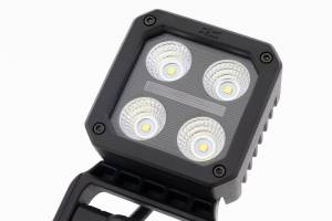 Rough Country - Black Series LED Light Pair 2 Inch Flood Swivel Mount Rough Country - Image 6