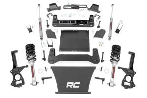 4 Inch Lift Kit AT4/Trailboss N3 Struts Chevy/GMC Sierra 1500 (19-24)/Silverado 1500 (19-24) Rough Country
