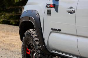 Rough Country - Fender Flares Defender 040 Super White Toyota Tacoma 2WD/4WD (16-23) Rough Country - Image 6