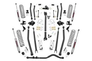 4 Inch Long Arm Suspension Lift Kit w/N3 Shocks 18-20 Wrangler JL 4 Door Rough Country