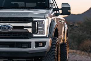 Rough Country - Defender Pocket Fender Flares Ingot Silver Metallic Ford Super Duty (17-22) Rough Country - Image 2