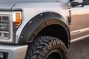 Rough Country - Defender Pocket Fender Flares Ingot Silver Metallic Ford Super Duty (17-22) Rough Country - Image 3
