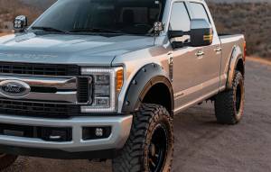 Rough Country - Defender Pocket Fender Flares Ingot Silver Metallic Ford Super Duty (17-22) Rough Country - Image 5