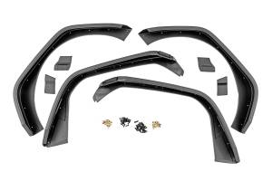 Rough Country - High Clearance LED Flat Fender Flare Kit UV Treated Jeep Wrangler JL (18-24) Rough Country - Image 2