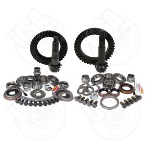 USA Standard Gear & Install Kit package for Jeep XJ & YJ with D30 front & Model 35 rear, 4.88 ratio.