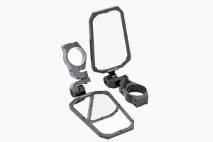 Rough Country - UTV Aluminum Side View Mirrors Horizontal Rough Country - Image 1