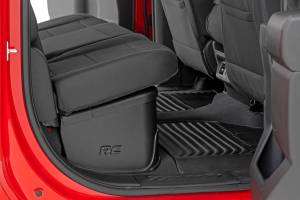 Rough Country - Under Seat Storage with Locking Lid Crew Cab Silverado/Sierra 1500/2500HD/3500HD (19-26) Rough Country - Image 3