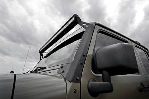 Rough Country - LED Light Mounts Upper Windshield 50 Inch Jeep Wrangler JK/Wrangler Unlimited (07-18) Rough Country - Image 3