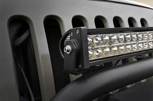 Jeep 20 Inch LED Light Bar Bumper Hoop Mounts TJ/YJ Rough Country