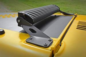Rough Country - LED Light Mount Hood 20 Inch Jeep Wrangler TJ (97-06)/Wrangler Unlimited (04-06) Rough Country - Image 3