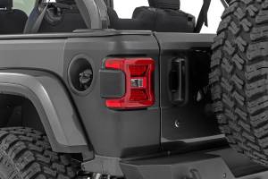 Trail Cladding Rear Corners Jeep Wrangler JL/Wrangler Unlimited (18-26) Rough Country
