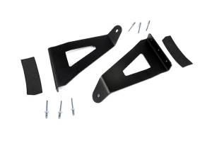 Rough Country - LED Light Mount Upper Windshield 54 Inch Curved Ford F-150 2WD/4WD (04-14) Rough Country - Image 2
