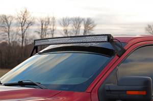 Rough Country - LED Light Mount Upper Windshield 54 Inch Curved Ford F-150 2WD/4WD (04-14) Rough Country - Image 3