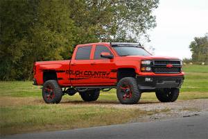 Rough Country - LED Light Mount Upper Windshield 54 Inch Curved Silverado/Sierra 2500HD/3500HD (15-19) Rough Country - Image 3