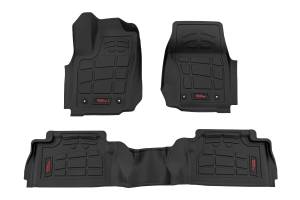 Rough Country - Sure-Fit Floor Mats Front & Rear TRD PRO Double Cab Toyota Tacoma (24-26) Rough Country - Image 1
