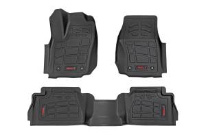 Rough Country - Sure-Fit Floor Mats Front & Rear Double Cab Toyota Tacoma (24-26) Rough Country - Image 1