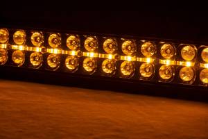 Rough Country - 50 Inch Black Series LED Light Bar Dual Row Amber DRL Rough Country - Image 2