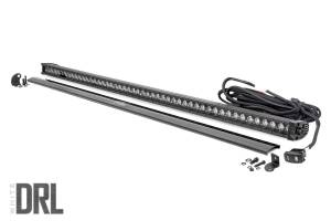 50 Inch Black Series LED Light Bar Single Row Cool White DRL Rough Country