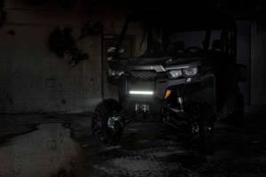 Rough Country - 12 Inch Black Series LED Light Bar Single Row Cool White DRL Rough Country - Image 6