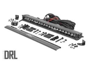 Rough Country - 20 Inch Black Series LED Light Bar Single Row Cool White DRL Rough Country - Image 2