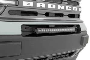 Rough Country - 20 Inch Black Series LED Light Bar Single Row Cool White DRL Rough Country - Image 5