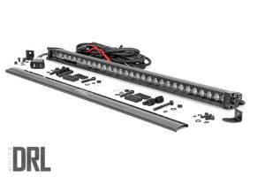 Rough Country - 30 Inch Black Series LED Light Bar Single Row Cool White DRL Rough Country - Image 2