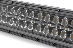 Rough Country - 50 Inch Black Series LED Light Bar Dual Row Cool White DRL Rough Country - Image 3