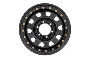 Rough Country - Steel Simulated Bead Lock Wheel Black 17x9 6x5.5 4.25 Bore -12 Rough Country - Image 2