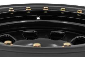 Rough Country - Steel Simulated Bead Lock Wheel Black 16x8 6x5.5 4.25 Bore -12 Rough Country - Image 4