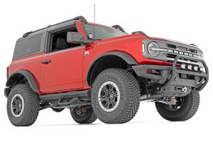 Rough Country - SRX2 Adjustable Aluminum Step Ford Bronco (2 Door) 4WD (2021-2025) Rough Country - Image 2