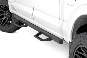 SRL2 Adj Aluminum Step Crew Cab Ford F-150/Lightning/F-250/F-350/Raptor (15-26) Rough Country
