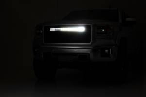 Rough Country - Mesh Grille 30 Inch Dual Row LED Black Amber DRL GMC Sierra 1500 (14-15) Rough Country - Image 6