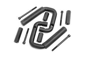 Grab Handles Steel Front Black Jeep Wrangler JK/Wrangler Unlimited (07-18) Rough Country