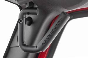 Rough Country - Grab Handles Steel FR & RR Black Jeep Wrangler JK/Wrangler Unlimited (07-18) Rough Country - Image 2