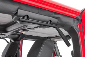 Rough Country - Grab Handles Steel FR & RR Black Jeep Wrangler JK/Wrangler Unlimited (07-18) Rough Country - Image 4