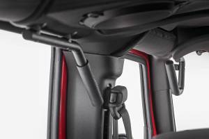 Rough Country - Grab Handles Steel FR & RR Black Jeep Wrangler JK/Wrangler Unlimited (07-18) Rough Country - Image 5