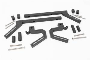 Grab Handles Alum FR & RR Jeep Wrangler JK/Wrangler Unlimited (07-18) Rough Country