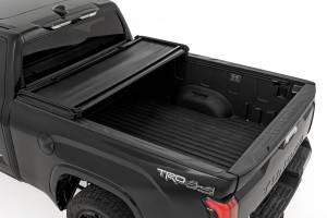 Rough Country - Soft Tri-Fold Bed Cover With & W/O OE Rails 6 Foot 7 Inch Bed Toyota Tundra (22-26) Rough Country - Image 2