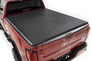 Soft Tri-Fold Bed Cover 6 Foot 9 Inch Bed Silverado/Sierra 2500HD/3500HD (20-26) Rough Country
