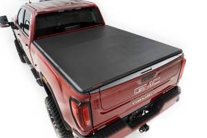 Rough Country - Soft Tri-Fold Bed Cover 6 Foot 9 Inch Bed Silverado/Sierra 2500HD/3500HD (20-26) Rough Country - Image 2