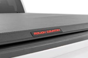 Rough Country - Soft Tri-Fold Bed Cover 6 Foot 7 Inch Bed Silverado/Sierra 1500/2500HD/3500HD (14-19 & Classic) Rough Country - Image 5
