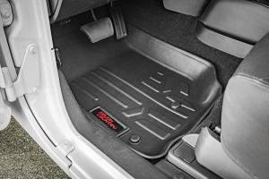 Rough Country - Heavy Duty Floor Mats Front/Rear-14-18 Jeep Wrangler JK Unlimited Rough Country - Image 2