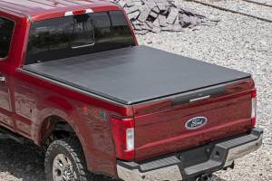 Rough Country - Soft Tri-Fold Bed Cover 6 Foot 10 Inch Bed Ford F-250/F-350 Super Duty (17-26) Rough Country - Image 2