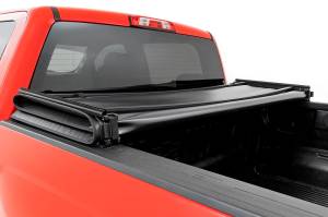 Rough Country - Soft Tri-Fold Bed Cover 5 Foot 9 Inch Bed Silverado/Sierra 1500 (14-18 & Classic) Rough Country - Image 5