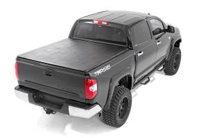 Rough Country - Soft Tri-Fold Bed Cover 5 Foot 7 Inch Bed No OE Rail Toyota Tundra (07-21) Rough Country - Image 2