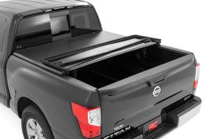 Rough Country - Soft Tri-Fold Bed Cover 5 Foot 7 Inch Bed Nissan Titan 2WD/4WD (2017-2024) Rough Country - Image 2