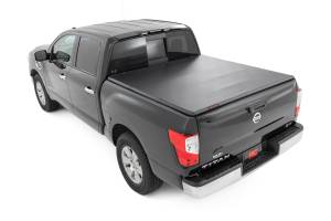 Rough Country - Soft Tri-Fold Bed Cover 5 Foot 7 Inch Bed Nissan Titan 2WD/4WD (2017-2024) Rough Country - Image 3