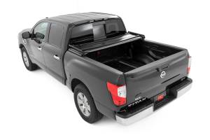 Rough Country - Soft Tri-Fold Bed Cover 5 Foot 7 Inch Bed Nissan Titan 2WD/4WD (2017-2024) Rough Country - Image 4