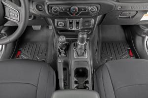 Rough Country - Floor Mats FR & RR RR Non-Lock Jeep Gladiator JT 4WD (2020-2025) Rough Country - Image 2
