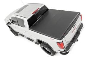 Rough Country - Soft Tri-Fold Bed Cover 5 Foot 10 Inch Bed Chevy/GMC Sierra 1500 (19-26)/Silverado 1500 (19-26) Rough Country - Image 2